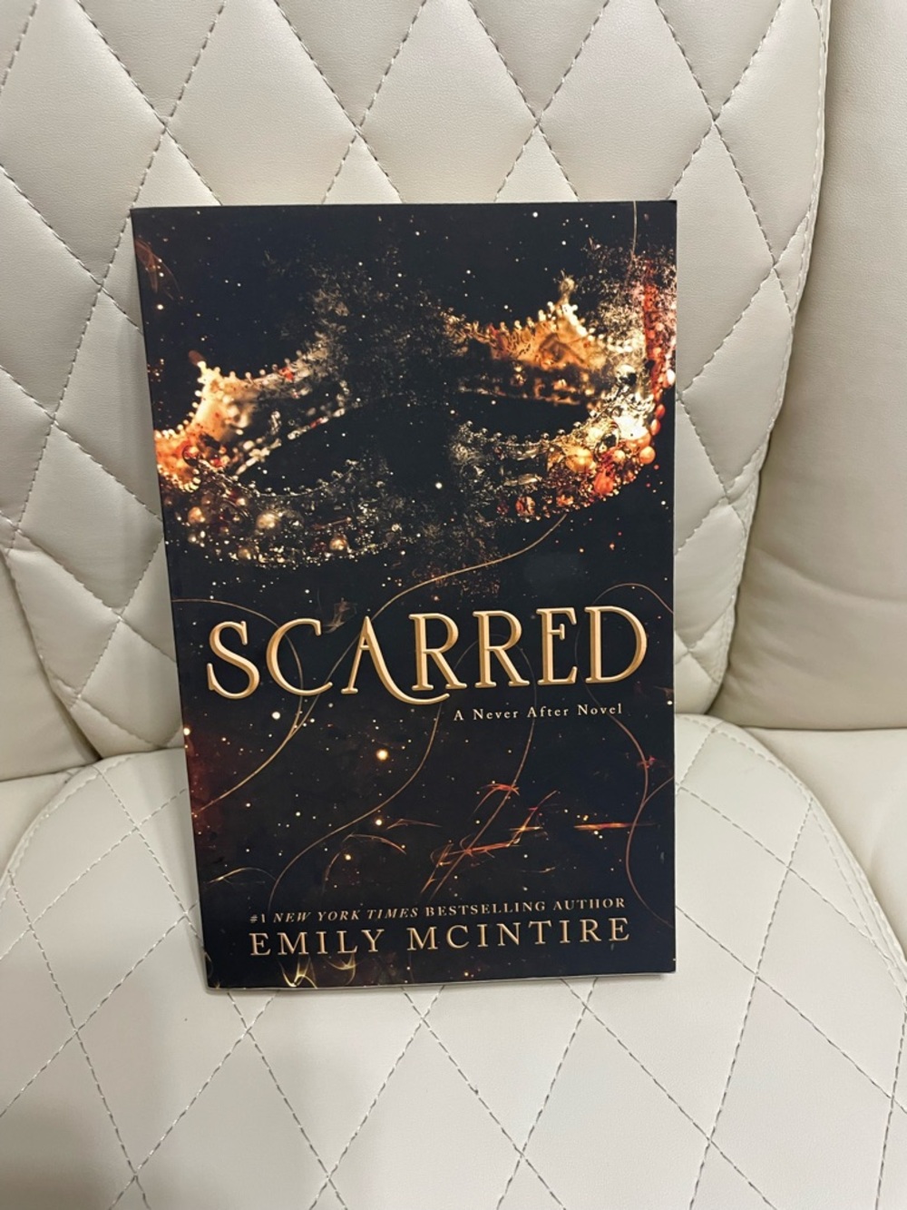 Scarred a never after novel by Emily Mcintire
